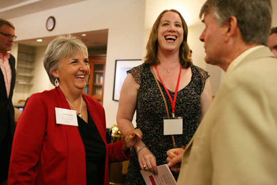 Alumni Weekend 2012, CGS 60th Anniversary Brunch Dean Linda S. Wells, Ellen Teitel, Peter Busher, College of General Studies CGS 60th Anniversary Brunch, Boston University BU Alumni Weekend 2012