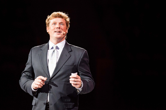 Kevin O'Connor host of PBS This Old House television show, Celebration of BU at Agganis Arena, Campaign for Boston University fundraising campaign