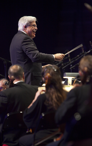 Peter Fiedler conducts the Boston Pops, Celebration of BU at Agganis Arena, Campaign for Boston University fundraising initiative