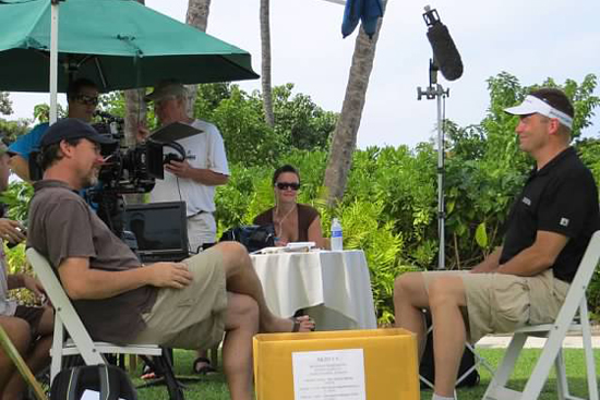 Ironman Woodrow Freese, NBC film crew Woodrow Freese, Ironman Triathlon Kona Hawaii, Boston University BU associate director of residence life reslife