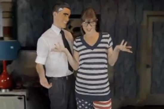 Allison Kramer, Never Gonna Win In November music video parody of Never Getting Back Together by Taylor Swift