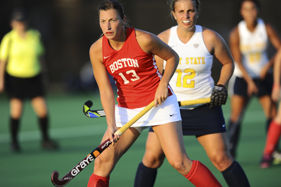 Boston University BU, women's field hockey, Macey Gaumond, coach Sally Star