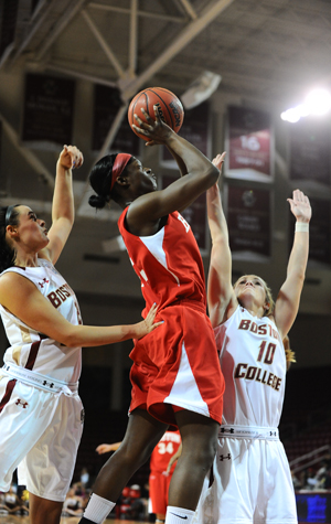 Rashidat Agboola Rashidat Agboola, Boston University BU Terriers women's basketball