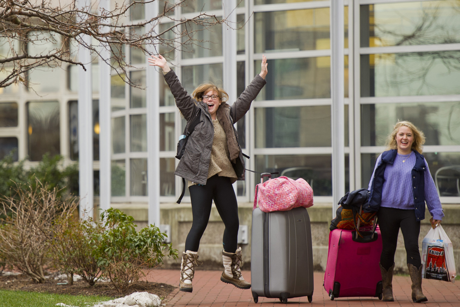 Boston University BU, students return from intersession