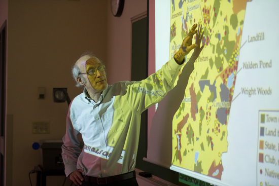 Boston University BU, College of Arts and Sciences CAS, biology, Richard Primack, flowers bloom Walden Pond, climate change evidence