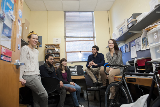 WTBU college radio station of the year, Morgan Whaley, Eduardo Rodriguez, Deanna Archetto, Matt Paterno, Lindsay Bender, Boston University student radio station