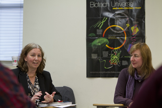 Clare Shawcross and Judy Cianciolo, BU BioScience Academy, Boston University School of Medicine BUSM, Metropolitan College MET, Metro Boston Skilled Careers in Life Sciences, unemployed underemployed training programs