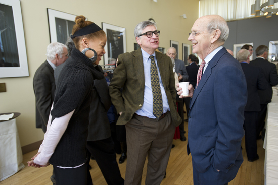 Supreme Court Justice Stephen Breyer, Professors Khiara Bridges and Michael Harper Supreme Court Justice Stephen Breyer, Professors Khiara Bridges and Michael Harper, Boston University School of Law, inaugural Esdaile Lecture