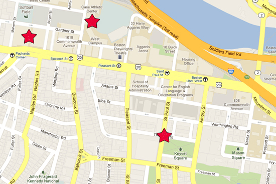 Armed Robberies at Boston University Charles River Campus January 18 and 19 2013