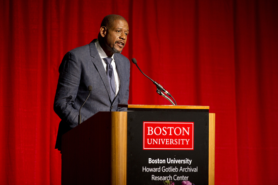 Actor Oscar Winner Forest Whitaker, Boston University Martin Luther King Day MLK lecture