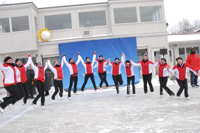 Boston University BU, Synchronized Skating team, eastern champions 2013