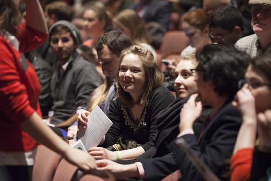 33rd Annual Redstone Film Festival, audience 33rd Annual Redstone Film Festival, Boston University student films, filmmakers, directors