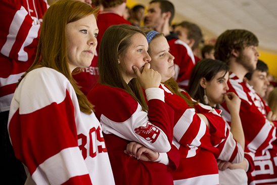 BU Terriers vs Northeastern Huskies Boston University BU, men's hockey, Beanpot, BU Terriers vs Northeastern Huskies