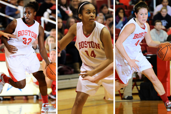 Boston University BU, womens basketball terriers, SAC Gym, Mo Moran, Kristen Sims