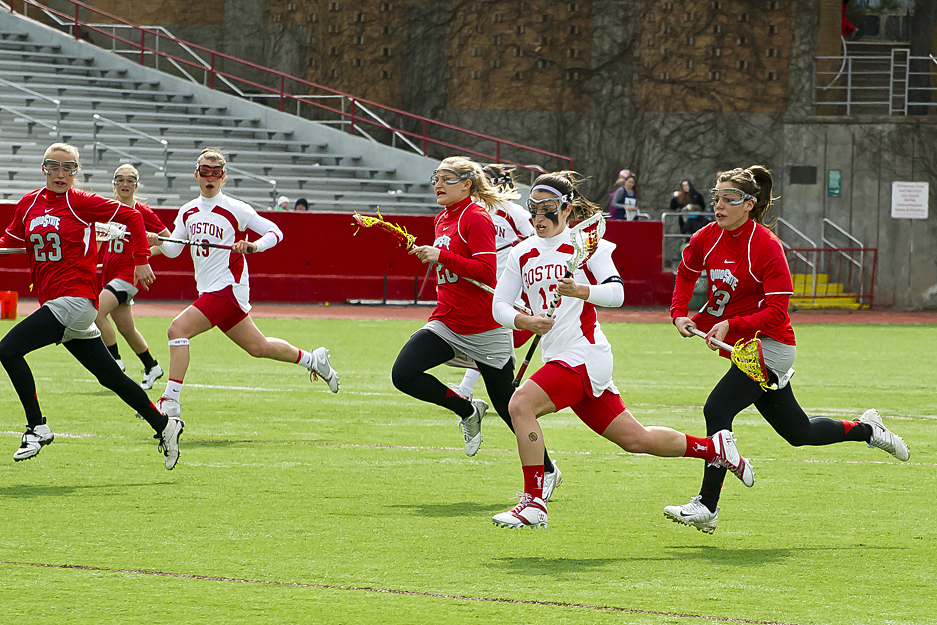 Boston University BU, womens lacross terriers, nickerson field, danielle etrasco