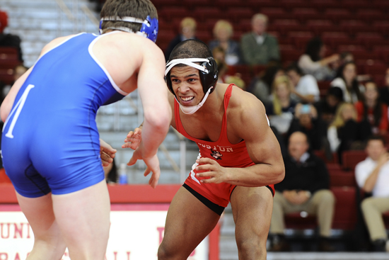 Boston University BU athletics, mens wrestling terriers, Nestor Taffur