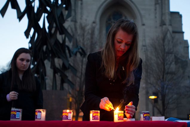 Boston University BU, Hillel House, international holocaust remembrance day, Marsh Plaza