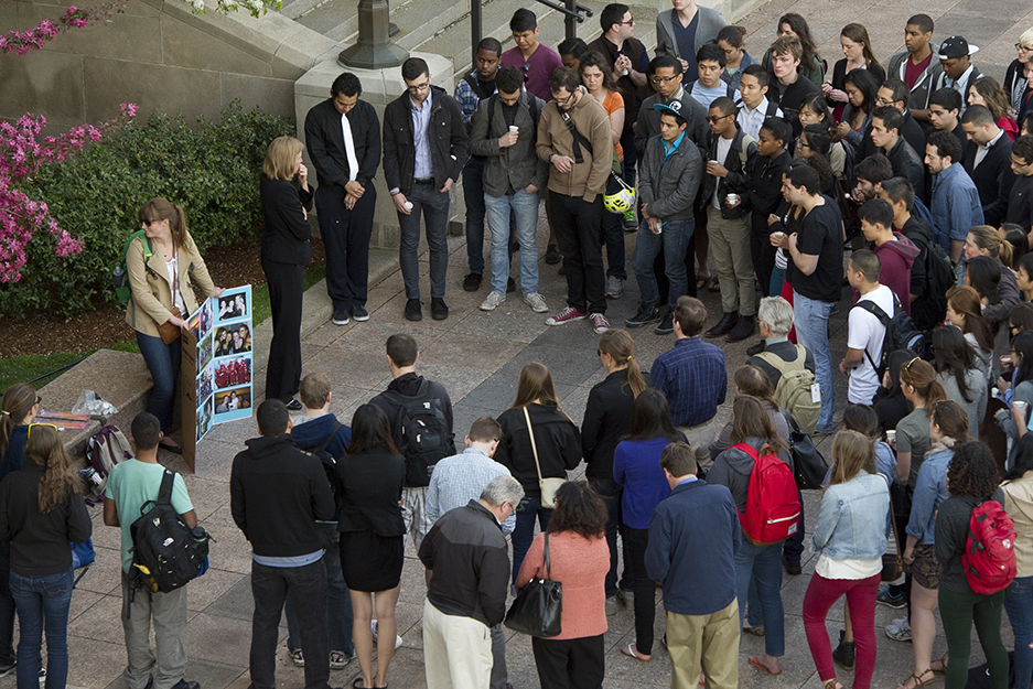 Boston University BU, Binland Lee, Marsh Plaza Vigil