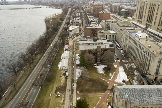 Boston University BU Charles River Campus construction