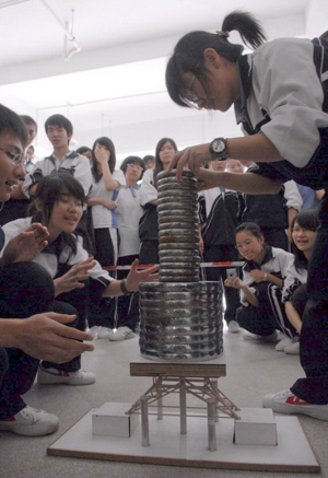 Ying Zhang, high school Ying Zhang, competition at Chinese high school