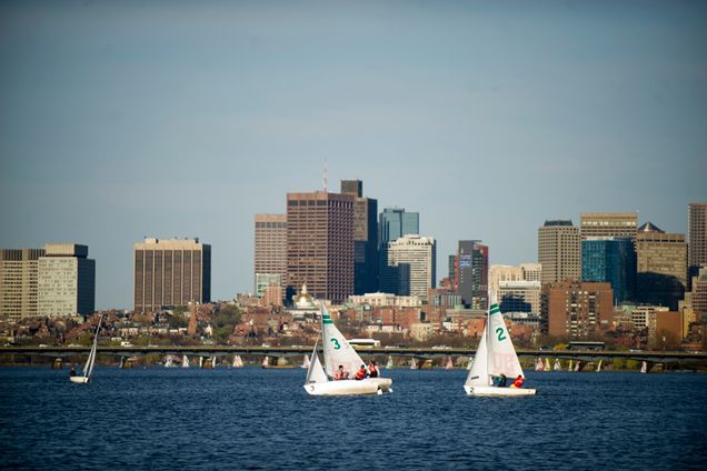 Boston University sailing team, Charles River