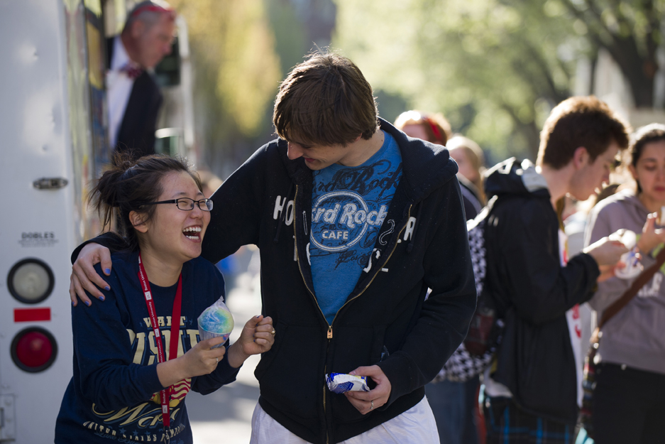 Boston University BU, Ice Cream Social, Cummington Mall