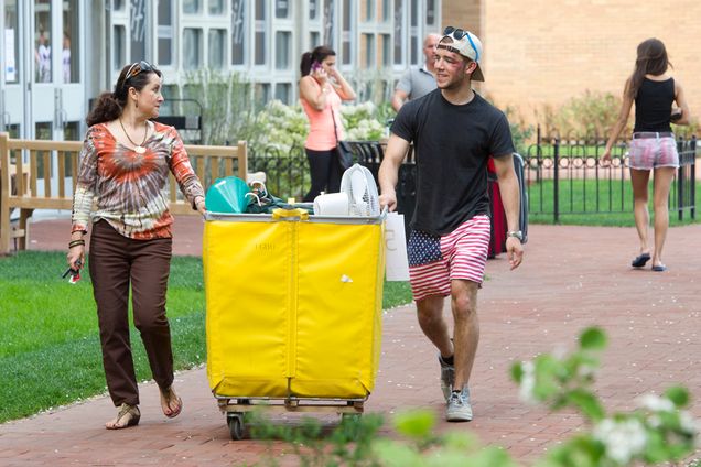 Boston University  BU, underclassman move out west campus, end of spring semester
