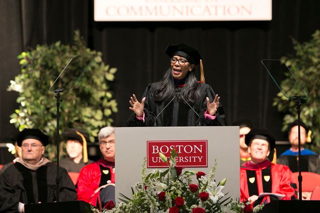 Boston University BU, College of Communication COM, 2013 convocation speaker, Judy Smith
