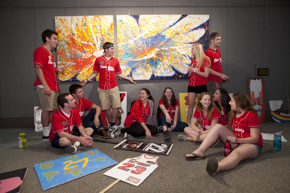 Boston University BU, freshman orientation, student ambassador guides