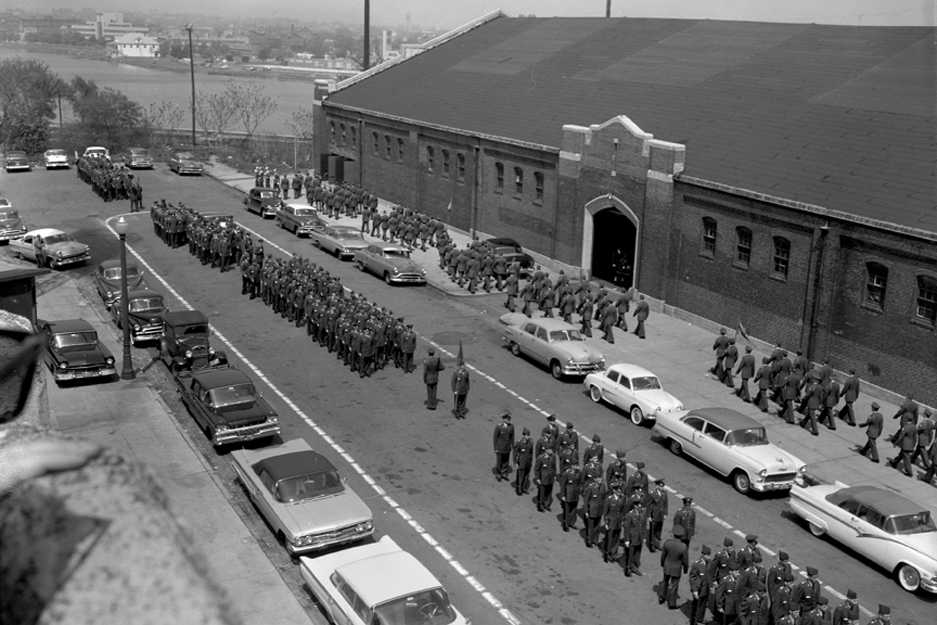 Boston University BU, archive photography, ROTC, the Armony, Harry Agganis Way