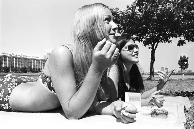 Boston University BU, archive photography, BU Beach