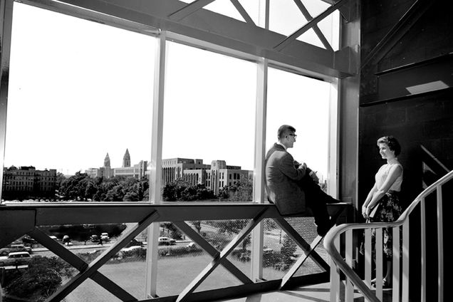 Boston University BU, College of Communication, archive photography