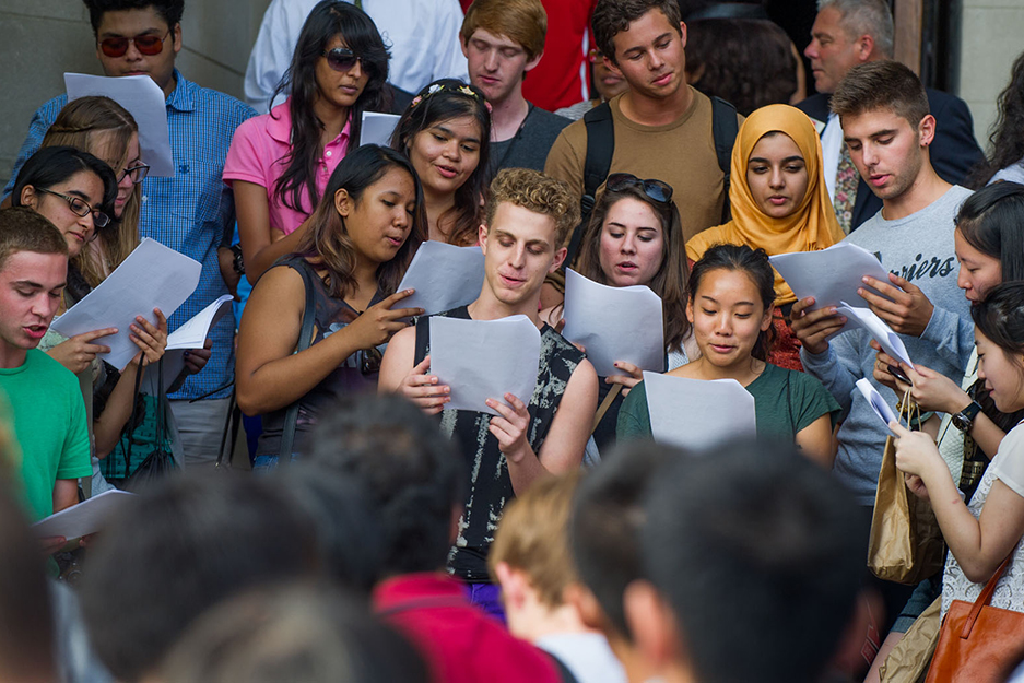 Boston University BU, Marsh Plaza, 50 anniversary, Martin Luther King Jr, I Have a Dream Speech