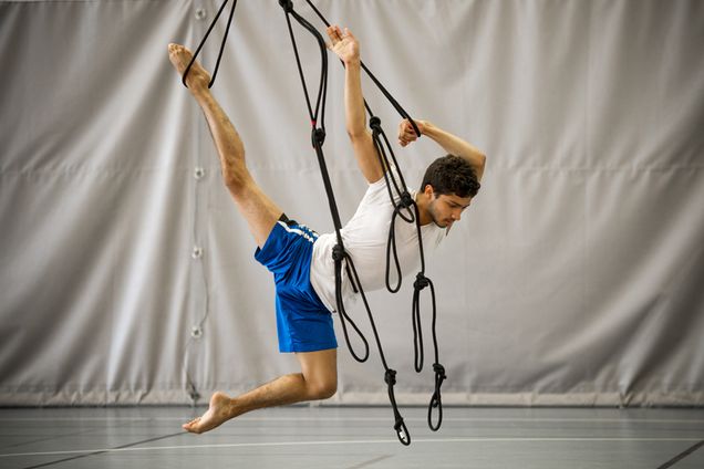 Boston University BU, Aerial Intensive Dance class, FitRec 