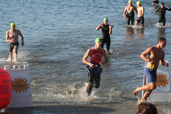 Summer Sizzler Triathlon, 2010 Boston University BU, club sports, Triathlon Team, Commonwealth Ave, run bike swim