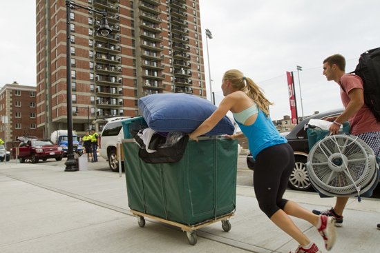 Boston University, BU, fall semester 2013, move-in week