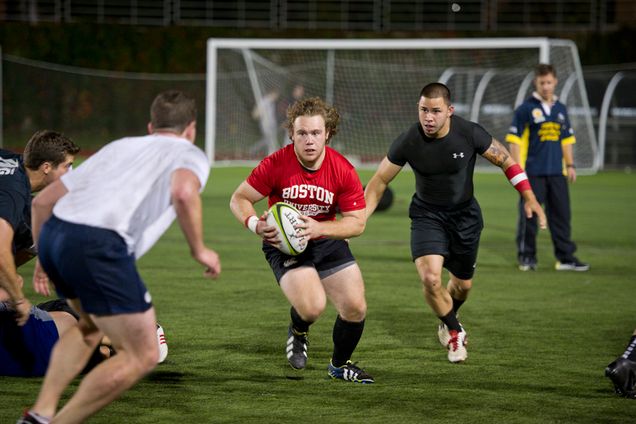 Boston Universitu BU, mens rugby football club, Nickerson Field