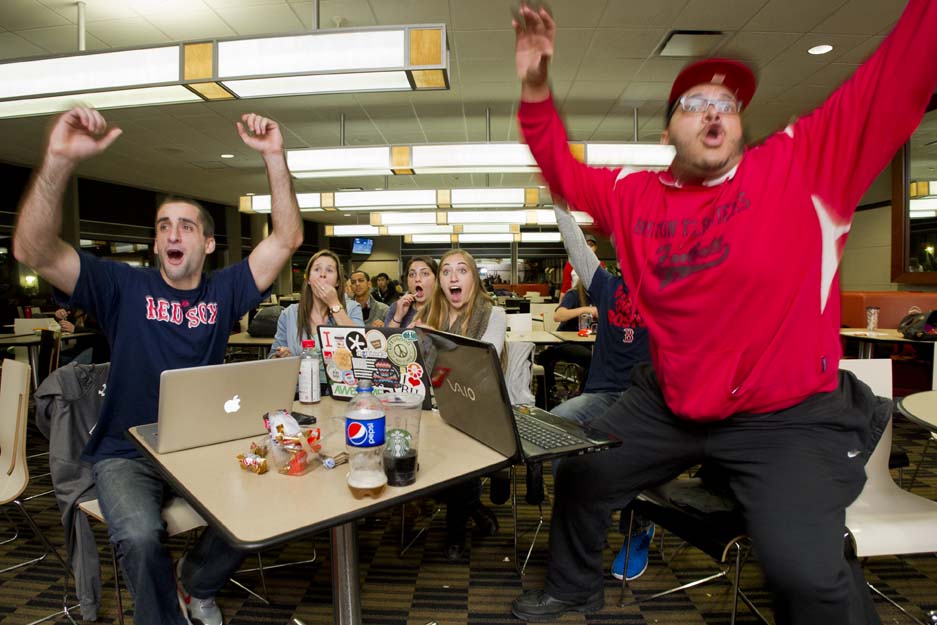 Boston Red Sox win World Series 2013, Boston University, Kenmore Square, Fenway Park