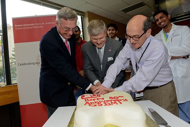 Boston University Goldman School of Dental Medicine, BU GSDM, 50 anniversary, Dean Jeffrey Hutter