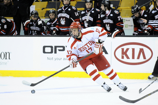 Boston University BU Athletics, mens hockey, Jack Parker retired, coach David Quinn, Evan Rodrigues, Pat MacGregor, Garrett Noonan, Matt Grzelcyk, Hockey East, Agganis Arena