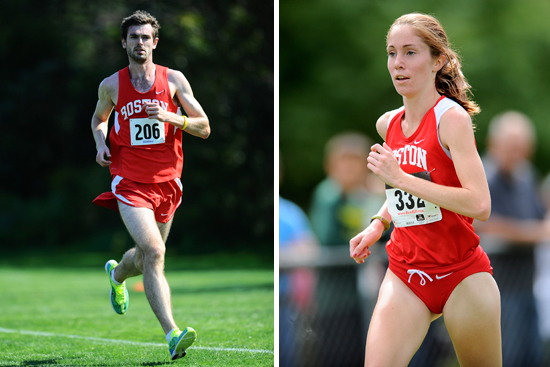 Boston University BU, Patriot League championships, mens cross country team, BU athletics terriers