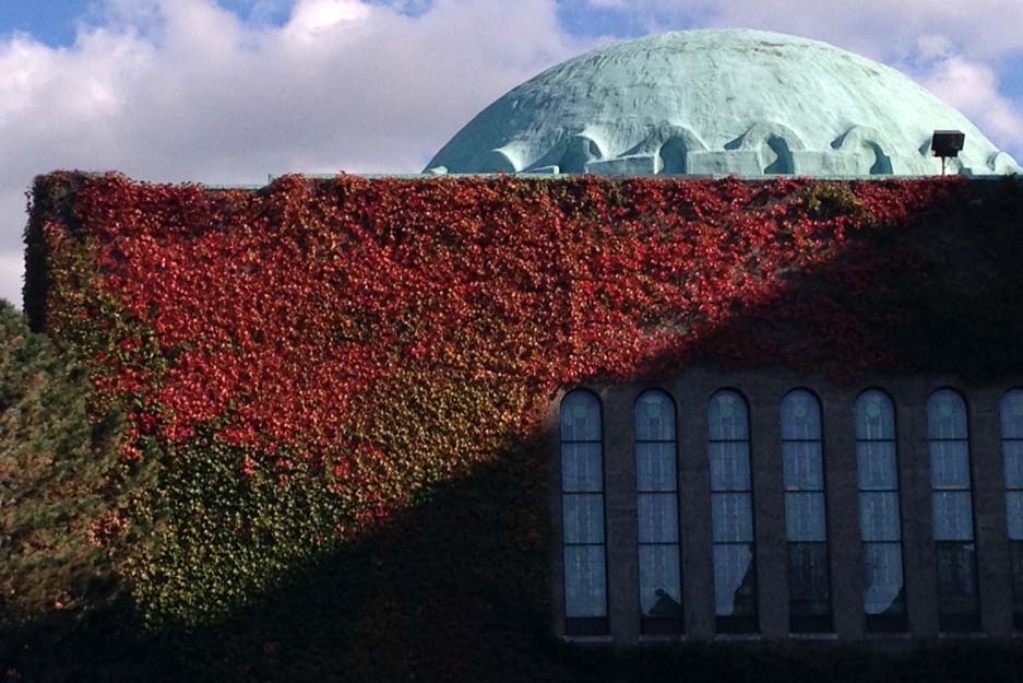 Boston University BU, Morse Auditorium, autumn