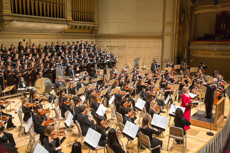 Boston University BU, Symphony Orchestra and Symphonic Chorus, Ann Howard Jones