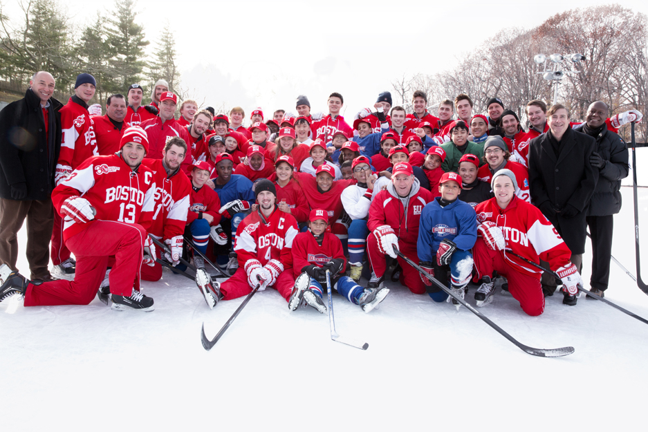 Ice Hockey in Harlem, Boston University, BU Terriers, men's ice hockey