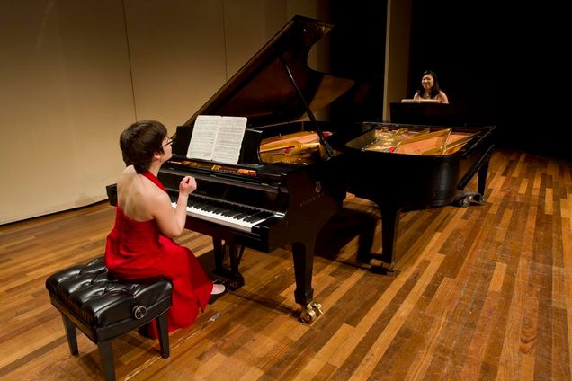 Boston University BU, College of Fine Arts CFA, two piano project, collaboration with Harvard university, Tsai Performing Arts Center