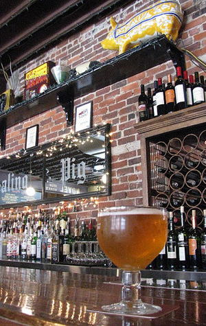 The Squealing Pig offers a wide selection of seasonal draft beers.