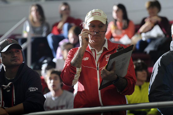 Bruce Lehane, head coach, Boston University track and field head coach, BU athletics terriers, Patriot league