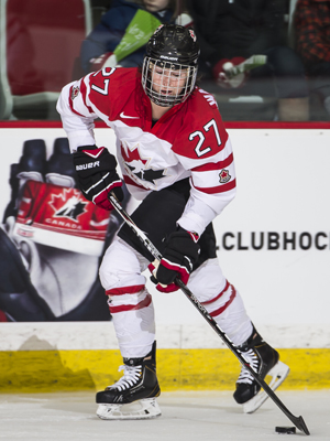 Tara Watchorn, Hockey Canada olympic team, Boston University, BU Terriers women's ice hockey