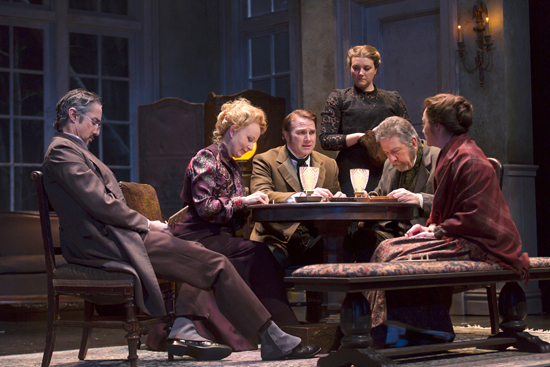 Boston University BU, Huntington Theatre, Anton Chekhov The Seagull directed by Maria Aitken , costume design by Robert Morgan