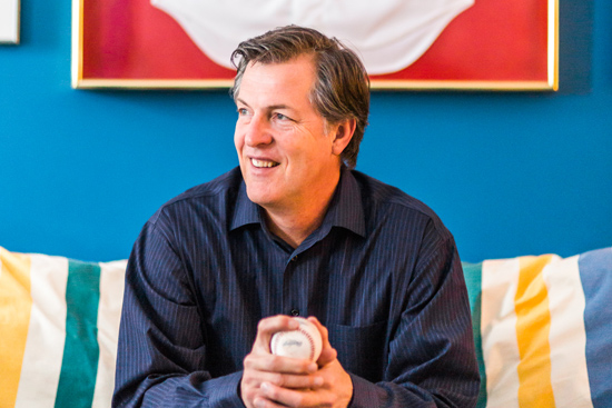 Boston University BU, Bob Tewksbury, School of Education SED alumni, Red Sox, director of player development for the Major League Baseball Players Association MLB,